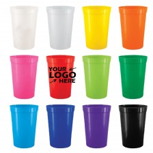 16oz Plastic Reusable Stadium Cups